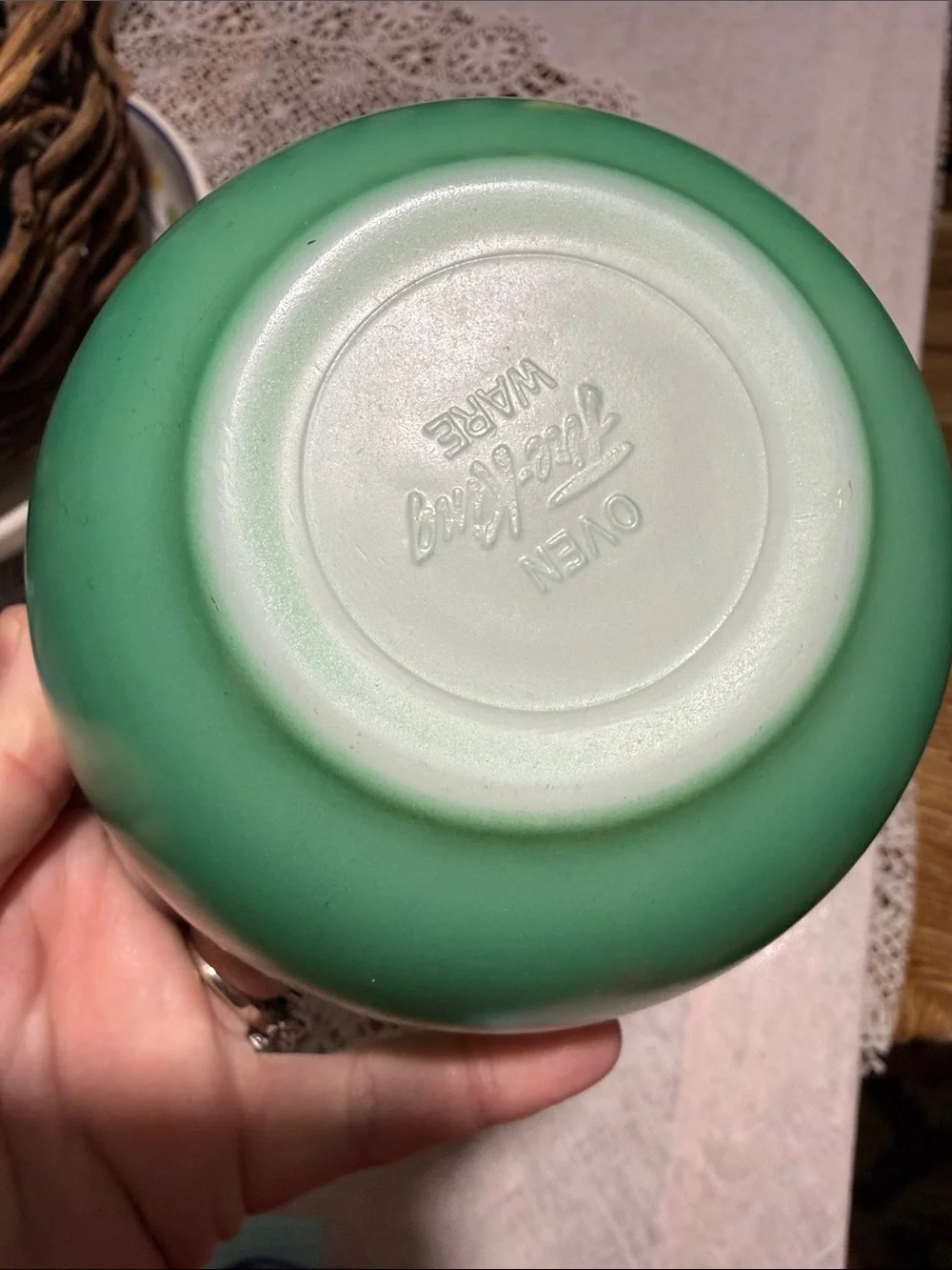 Vintage Fire king Primary Mixing bowls set
